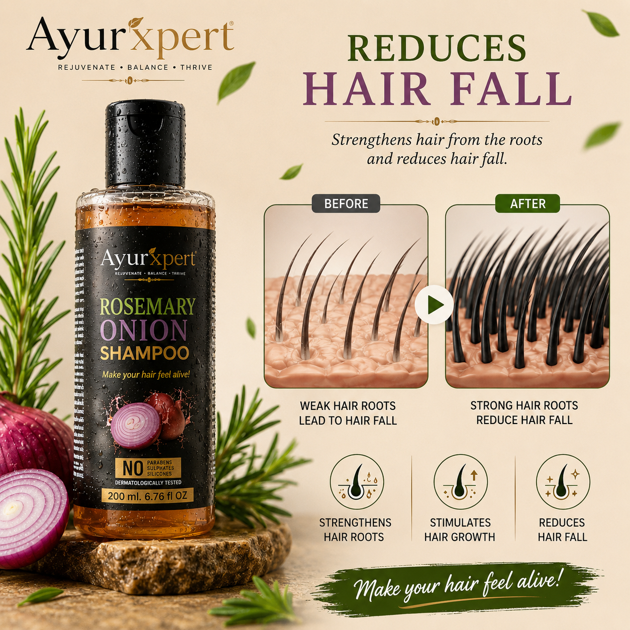 Rosemary Onion Shampoo