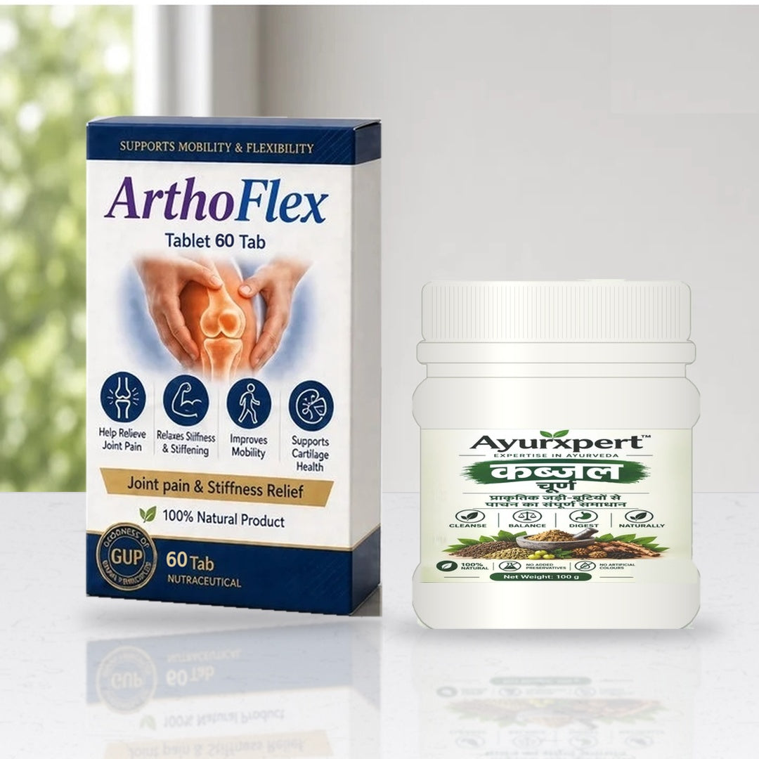 ArthoFlex Tablet aur Kabjal Churna combo