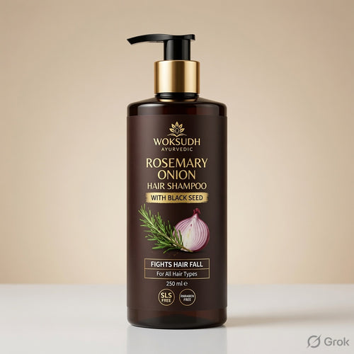 Rosemary Onion Shampoo + Hair Oil Combo